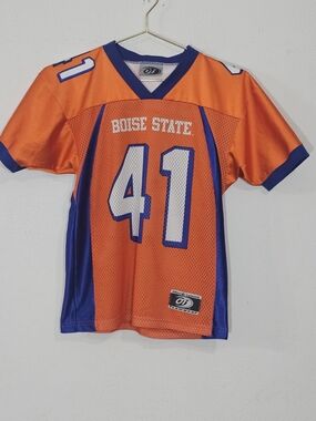 Vintage Boise State Broncos Football Jersey Youth Medium 41 OT Sports Orange USA
